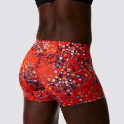 Born Primitive Double Take Booty Shorts (Fiery Floral)