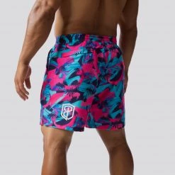 Born Primitive Training Shorts (Official WZA Edition- Pink Palm) Clearance Vault