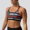 Born Primitive Sports Bras Warrior Sports Bra (Thin Red Line)