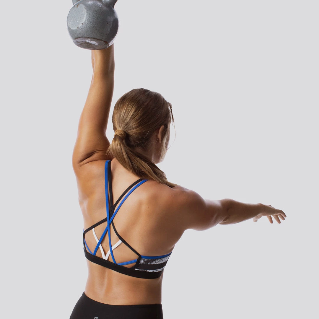 Born Primitive Patriotic Warrior Sports Bra (Thin Blue Line) 4 Born Primitive Patriotic Warrior Sports Bra (Thin Blue Line)