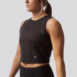 Born Primitive T-Shirts & Tanks The Hurricane Crop Tank (AScudds- Black)