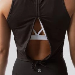 Born Primitive T-Shirts & Tanks The Hurricane Crop Tank (AScudds- Black)