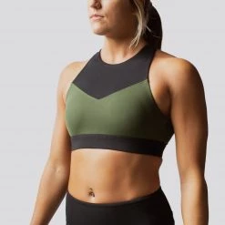 Born Primitive Movement Sports Bra (Tactical Green/Black) Clearance Vault