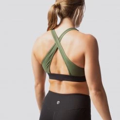 Born Primitive Movement Sports Bra (Tactical Green/Black) Clearance Vault