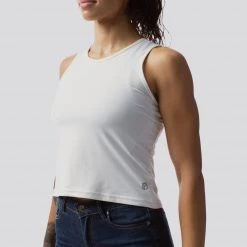 Born Primitive Tops String Me Along Crop Top 2.0 (White)