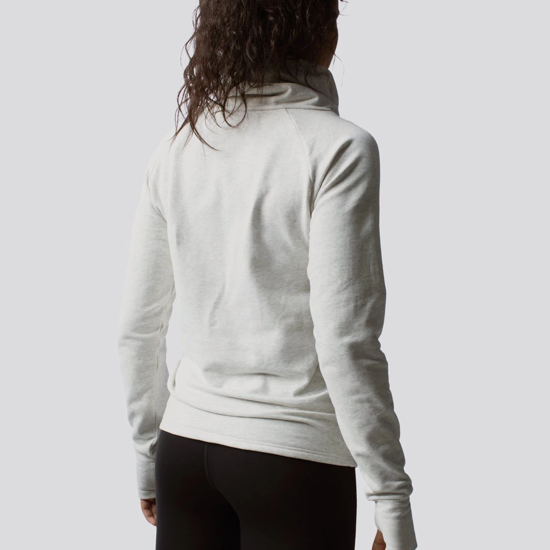 Born Primitive Cowl At The Full Moon Sweatshirt (Heather White) Athleisure 4 Born Primitive Cowl At The Full Moon Sweatshirt (Heather White) Athleisure