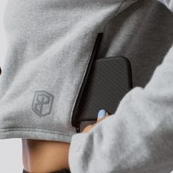 Born Primitive Cowl At The Half Moon Crop (Heather Grey)