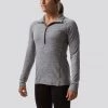 Born Primitive Female Zip Neck Athleisure Long Sleeve (Heather Grey) Long Sleeves 2 Born Primitive Female Zip Neck Athleisure Long Sleeve (Heather Grey) Long Sleeves