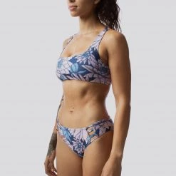 Born Primitive The Primitive Bikini Top (Water Lillies Navy) Clearance Vault