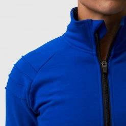 Born Primitive Unmatched Moto Zip Up (Electric Royal)