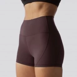 Born Primitive Your Go To Booty Shorts (Deep Plum)