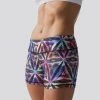 Born Primitive Clearance Vault Double Take Booty Shorts (Rainbow Prism)