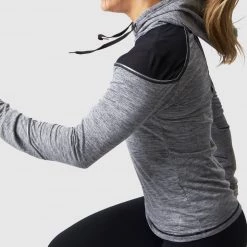 Born Primitive Tops The Quick Run Athleisure Hoodie (Heather Grey)