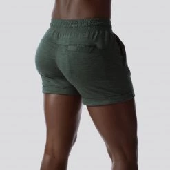 Born Primitive Athleisure Female Lounge Shorts (Evergreen)