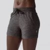 Born Primitive Female Lounge Shorts (Heather Black)