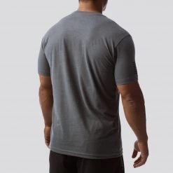 Born Primitive Tops American Original T-Shirt (Heather Metal)