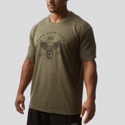 Born Primitive The Freedom T-Shirt (Military Green)