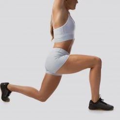 Born Primitive AScudds Booty Shorts (Heather White)