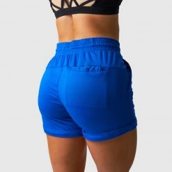 Born Primitive Female Lounge Shorts (Electric Royal) Bottoms