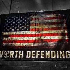 Born Primitive Accessories/Hats Worth Defending Banner (4 Ft X 6 Ft)