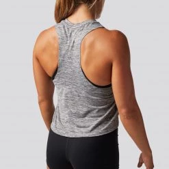 Born Primitive The Elevate Crop 2.0 (Heather Grey)