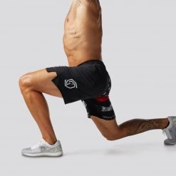 Born Primitive Patriotic American Defender Shorts 3.0 Velcro Closure (Thin Red Line)