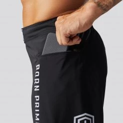 Born Primitive Patriotic American Defender Shorts 3.0 Velcro Closure (Thin Red Line)