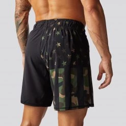 Born Primitive American Defender Shorts 3.0 Velcro Closure (Woodland Patriot)