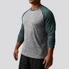 Born Primitive Clearance Vault Unisex Athleisure Raglan (Grey/Evergreen Sleeves) 1 Born Primitive Clearance Vault Unisex Athleisure Raglan (Grey/Evergreen Sleeves)