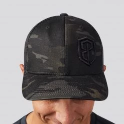 Born Primitive Trucker Hat (Black Multicam)