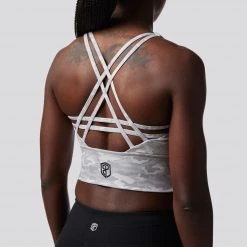 Born Primitive Camo Crossfire Sports Bra (Brand Strength-Avalanche)