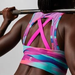 Born Primitive X-Factor Sports Bra (Bright Pink Edition)