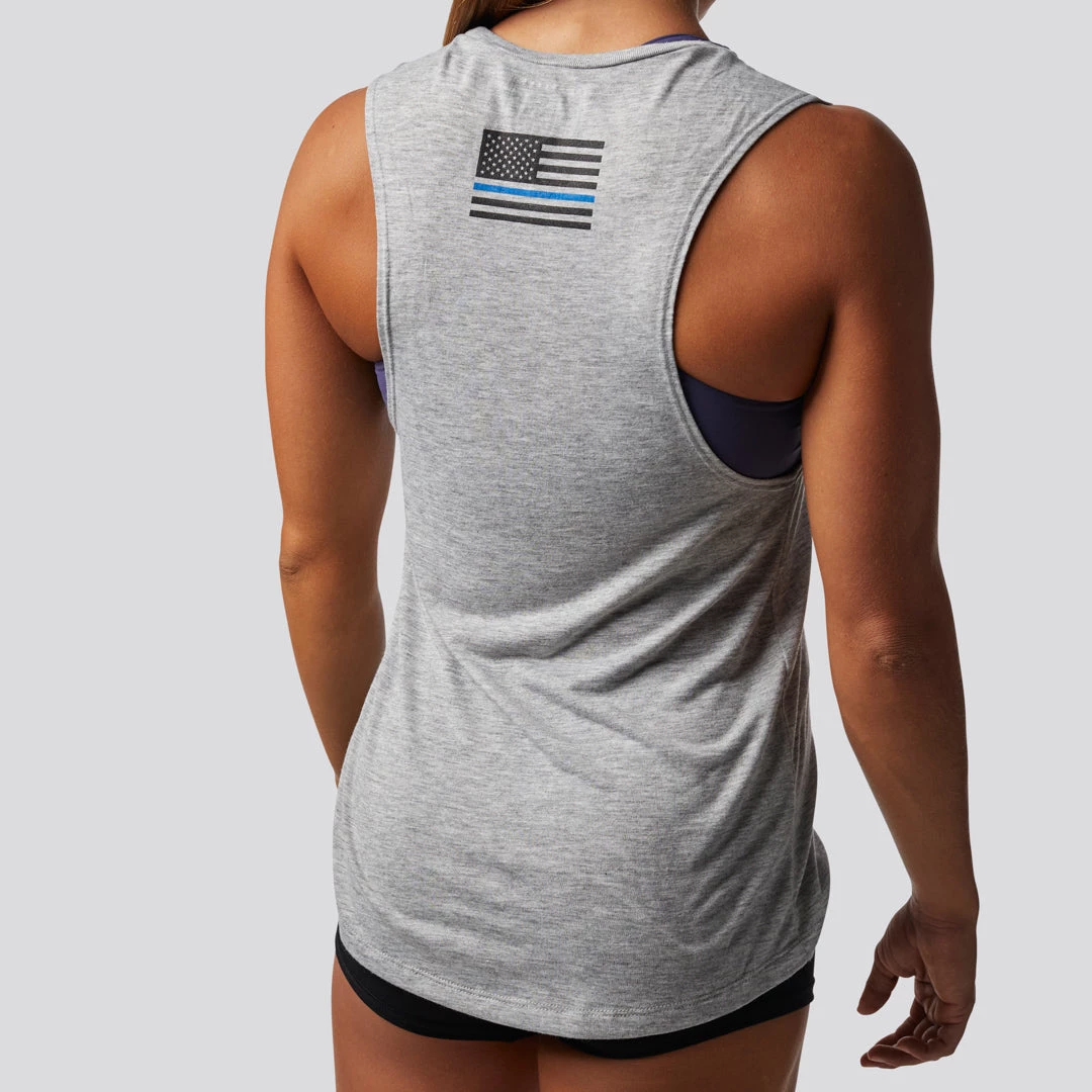 Born Primitive The Brand Tank 2.0 Flowy Muscle Tank (Thin Blue Line) 4 Born Primitive The Brand Tank 2.0 Flowy Muscle Tank (Thin Blue Line)
