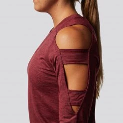 Born Primitive Cold Shoulder Long-Sleeve (Maroon) Tops 7 Born Primitive Cold Shoulder Long-Sleeve (Maroon) Tops