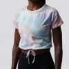 Born Primitive Clearance Vault The Cropped Tie Dye Tee (Pastel)