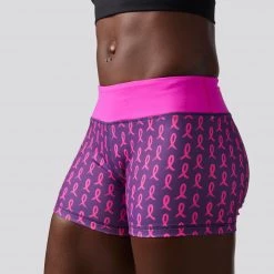 Born Primitive Double Take Booty Shorts (Bright Pink Edition-Ribbons)