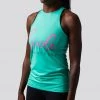 Born Primitive The Edge Tank (Teal-Bright Pink Edition) Clearance Vault