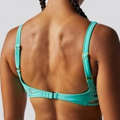 Born Primitive Ripple Bikini Top (Teal) Clearance Vault
