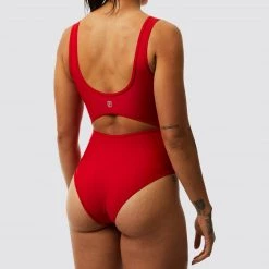 Born Primitive Clearance Vault Riptide One Piece Swimsuit (Bright Red)