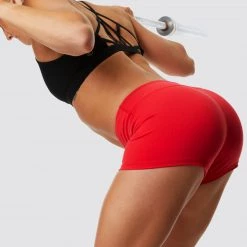 Born Primitive Renewed Vigor 2.0 Booty Shorts (Red)