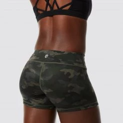 Born Primitive Double Take Booty Shorts 2.5 (Earth) Camo