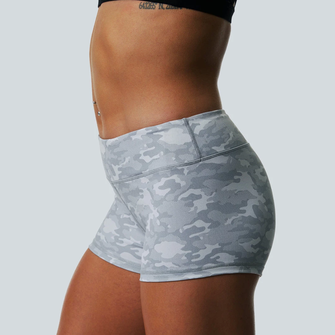 Born Primitive Camo Double Take Booty Shorts 2.5 (Avalanche) 3 Born Primitive Camo Double Take Booty Shorts 2.5 (Avalanche)