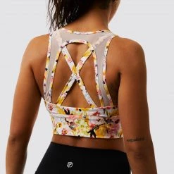 Born Primitive The Milk And Muscles Nursing Sports Bra (Watercolor Fields)