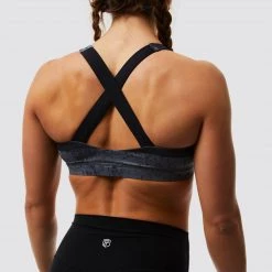 Born Primitive Your Essential Sports Bra (Thin Red Line Gunmetal)