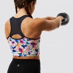 Born Primitive Meshed Up Cropped Sports Bra (Pastel Garden) 10 Born Primitive Meshed Up Cropped Sports Bra (Pastel Garden)