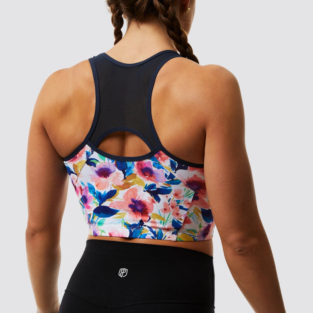 Born Primitive Meshed Up Cropped Sports Bra (Pastel Garden) 4 Born Primitive Meshed Up Cropped Sports Bra (Pastel Garden)