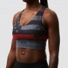 Born Primitive First Responder X-Factor Sports Bra (Thin Red Line Gunmetal)
