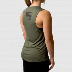 Born Primitive Freedom Paid In Full Flowy Muscle (Military Green) New Arrivals