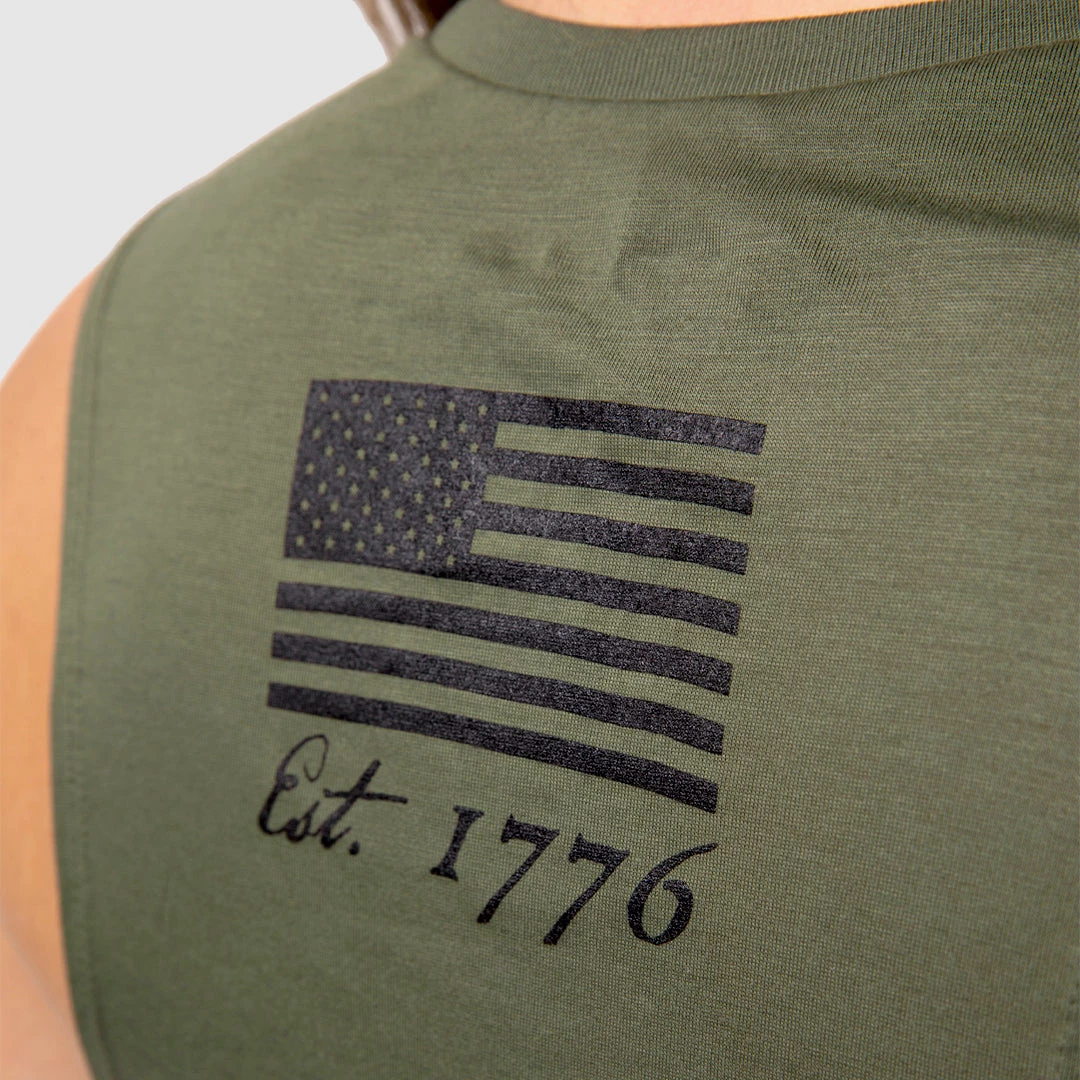 Born Primitive Freedom Paid In Full Flowy Muscle (Military Green) New Arrivals 7 Born Primitive Freedom Paid In Full Flowy Muscle (Military Green) New Arrivals