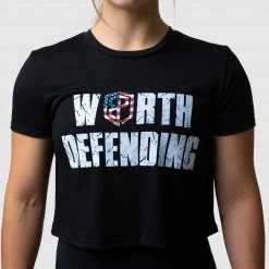 Born Primitive New Arrivals Worth Defending Crop Tee (Black) 11 Born Primitive New Arrivals Worth Defending Crop Tee (Black)